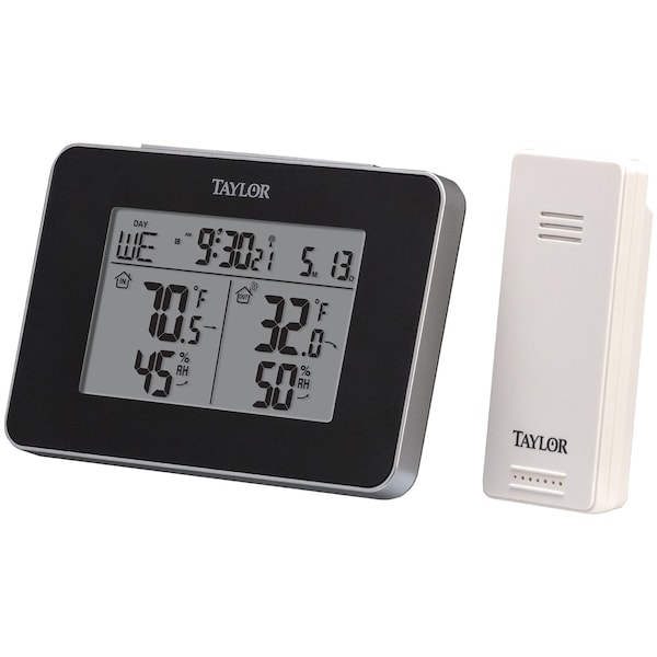 Taylor Wireless Indoor and Outdoor Weather Station with Hygrometer 1731 - main